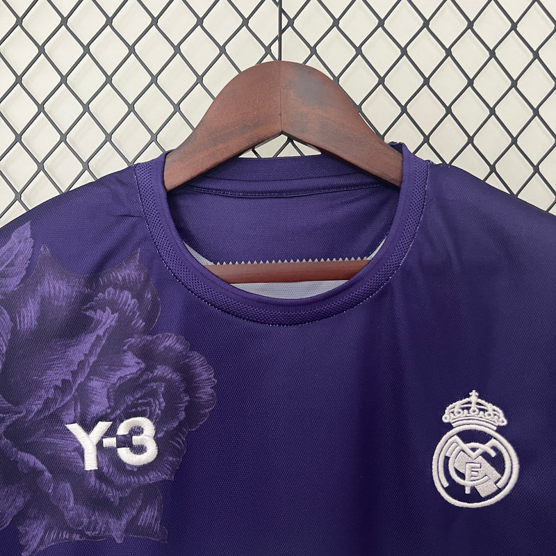 Camisa Real Madrid Y3 Roxa 24/25 - Torcedor e Jogador