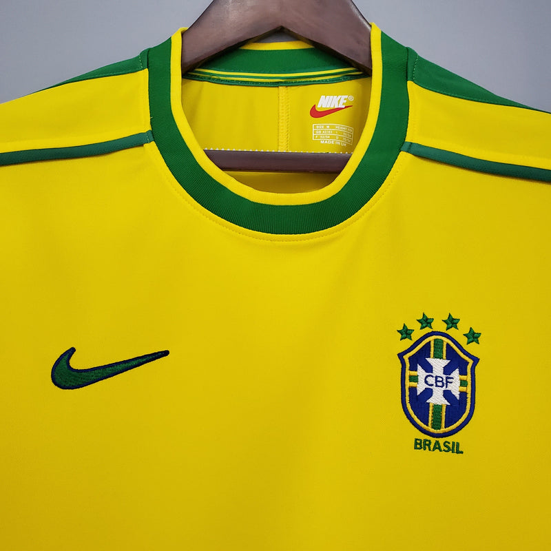 Camisa Reedição Brasil Retrô 1998