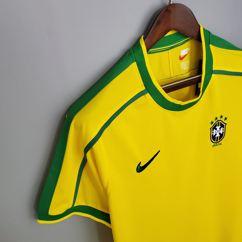 Camisa Reedição Brasil Retrô 1998