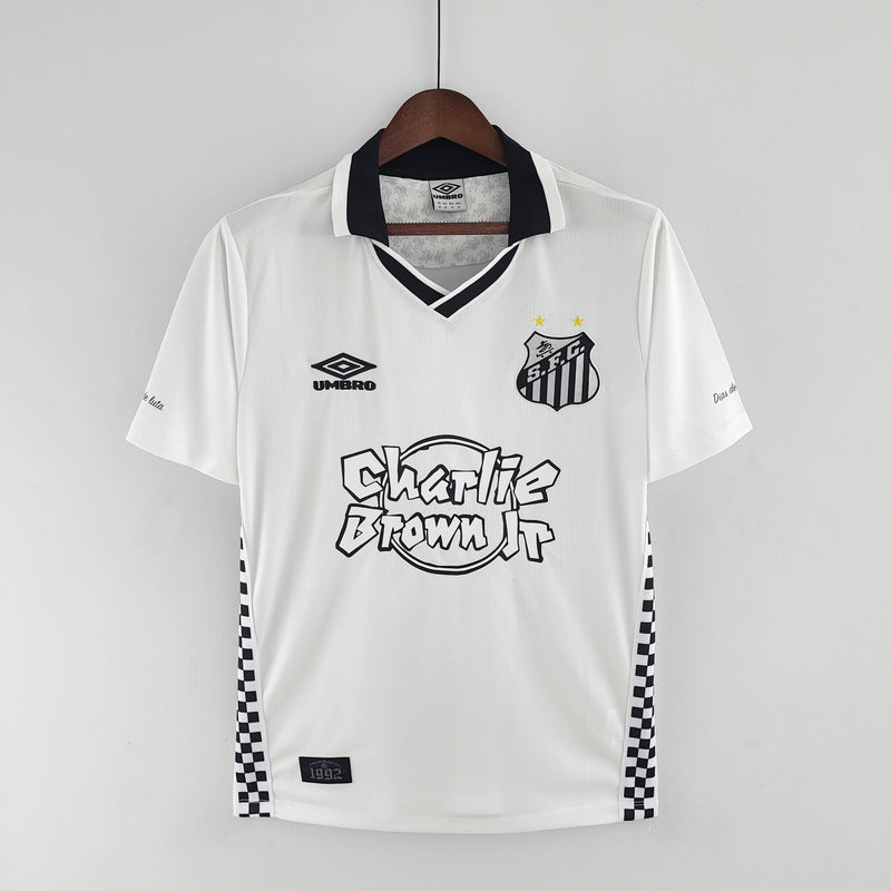 Camisa Santos - Charlie Brown Jr 2024 - Edição Especial Branca